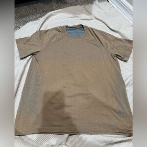 lululemon athletica Tan Short Sleeve Tee